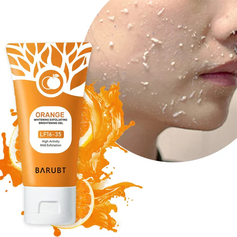 Orange Exfoliating gel (face/body gel)  buy one get 1 free.